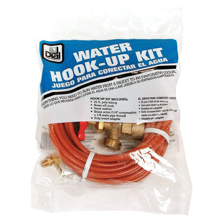 DIAL MFG HOOK UP KIT PLSTC 1/4"" 4472